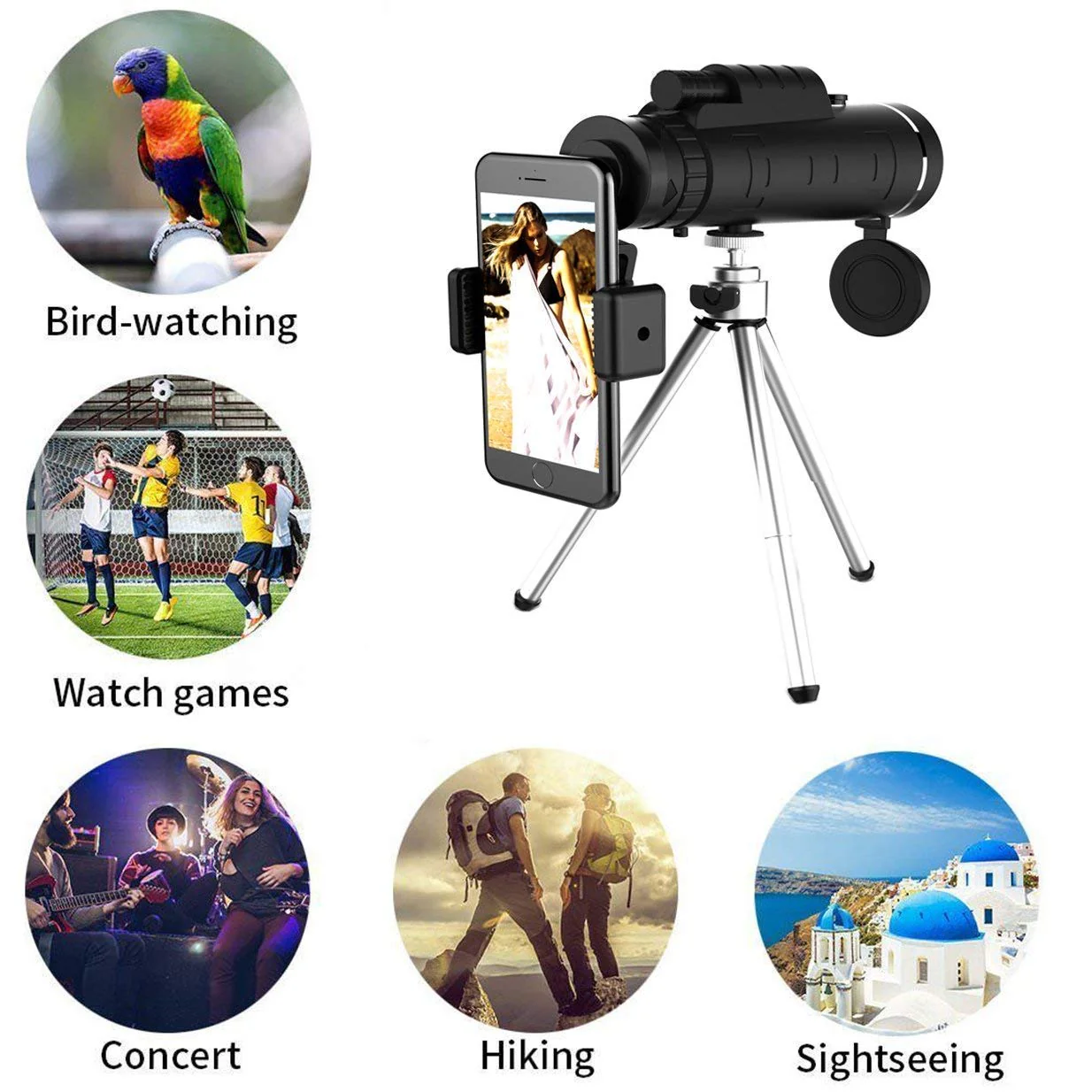 Starscope HD Monocular - High Power Monocular With Smartphone Holder & Tripod – Waterproof Monocular Telescope - Image 8